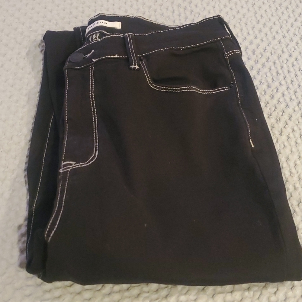 PACSUN Black High Rise Jeggings Size 29
